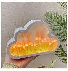 Veilleuse nuage tulipe